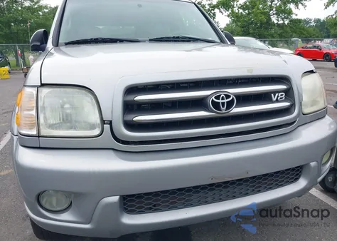 2001 Toyota Sequoia Limited V8 from USA, damaged, VIN 5TDBT48A81S036876